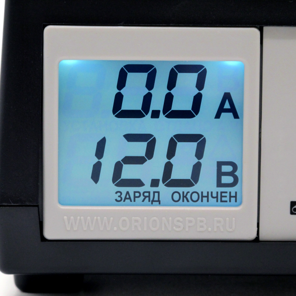 Зарядное устройство Вымпел 57 (автомат, 0-20А, 7,4-18В жк индикатор)