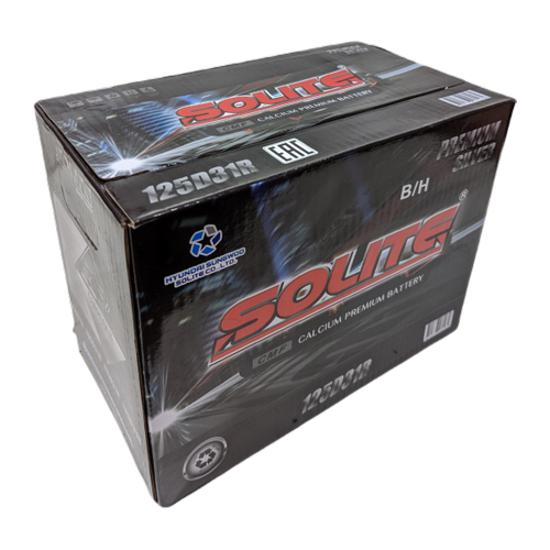 Автомобильный аккумулятор Solite Silver 125D31R BH 110 Ач 850A прям. пол. (301x175x220) с бортиком