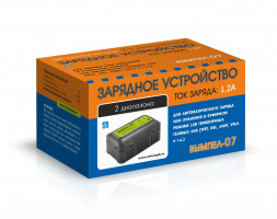 Зарядное устройство Вымпел 07 (автомат, 1.2А, 12В для гелевых и кислотных АКБ)