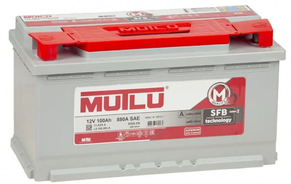 Автомобильный аккумулятор Mutlu 100 Ач 830A обр. пол. 60044 (353x175x190) L5.100.083.A