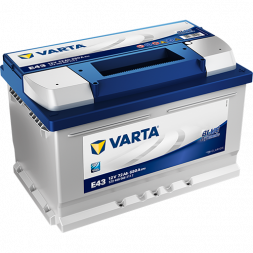 Аккумулятор Varta E43 Blue Dynamic 72 Ач обр. пол. 680A (278x175x175) 572 409 068