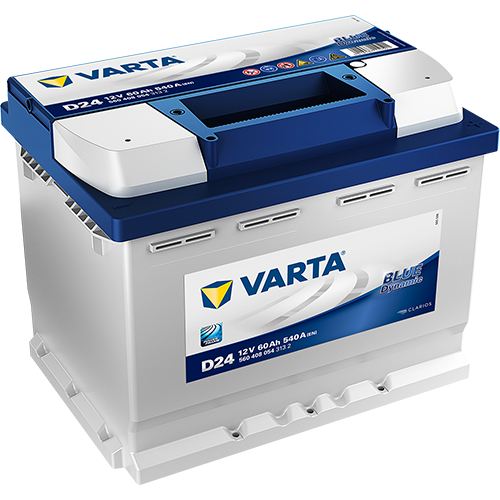 Автомобильный аккумулятор Varta D24 Blue Dynamic 60 Ач 540A обр. пол. (242x175x190) Евро авто 560 408 054