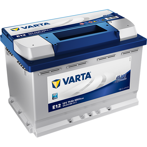 Автомобильный аккумулятор Varta Blue Dynamic E12 74L 680A 278x175x190