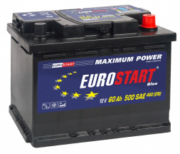 Аккумулятор Eurostart Blue 60 Ач 460A обр. пол. (242x175x190) EB600