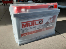 Аккумулятор Mutlu 60 Ач 540A прям. пол. 56082 (242x175x190) L2.60.054.B