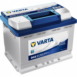 Аккумулятор Varta D43 Blue Dynamic 60 Ач 540A прям. пол. (242x175x190) 560 127 054