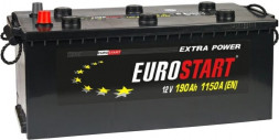 Аккумулятор Eurostart Extra 190 Ач 1150А прям. пол. (513x223x223) EUT1904 без борта