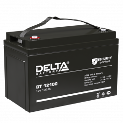 Аккумулятор Delta DT 12100, 12V 100Ah (329x174x215)