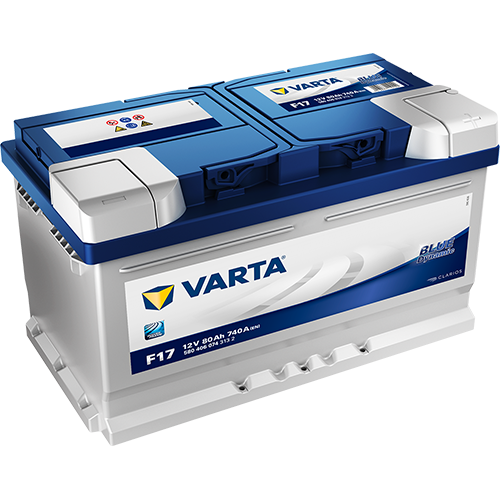 Автомобильный аккумулятор Varta Blue Dynamic F17 80 Ач 740A обр. пол. (315x175x175) 580 406 074