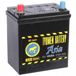 Аккумулятор Tyumen Battery Asia 40 Ач прям. пол. 370A (187x127x227)
