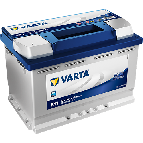 Автомобильный аккумулятор Varta E11 Blue Dynamic 74 Ач 680A обр. пол. (278x175x190) Евро авто 574 012 068