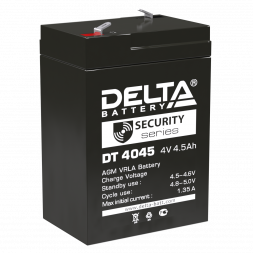 Аккумулятор Delta DT 6045, 6V 4.5Ah (70x47x101)