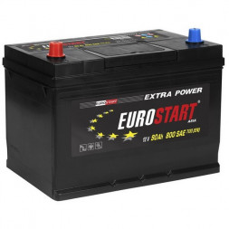 Аккумулятор Eurostart Asia 90 Ач 700A прям. пол. (303x173x225) EUA901 с бортиком