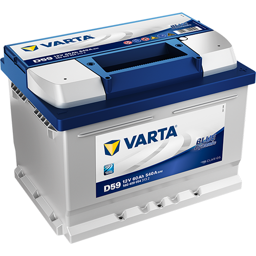 Автомобильный аккумулятор Varta D59 Blue Dynamic 60 Ач обр. пол. 540A (242x175x175) 560 409 054