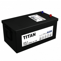 Аккумулятор TITAN AGM 225 Ач 1250А обр. пол. (515x278x248) 6СТ-225.3 VRLA