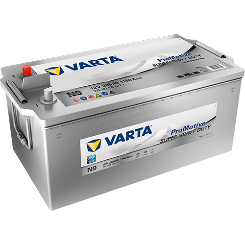 Автомобильный аккумулятор Varta Promotive Silver N9 225 евро 1150A 518x276x242