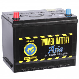 Аккумулятор Tyumen Battery Asia 75 Ач прям. пол. 630A (266x173x225)