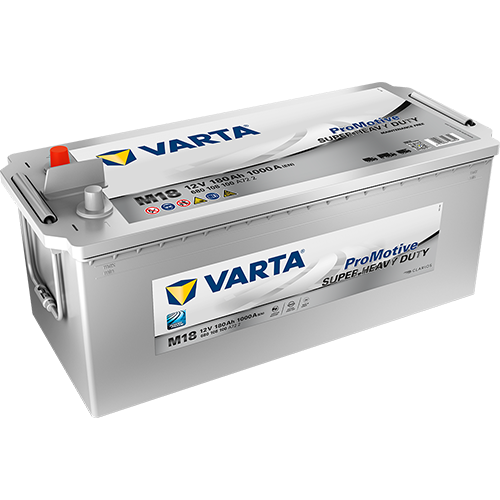 Автомобильный аккумулятор Varta Promotive Silver M18 180 евро 1000A 513x223x223