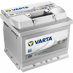 Аккумулятор Varta C6 Silver Dynamic 52 Ач 520A обр. пол. (207x175x175) 552 401 052