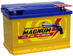 Аккумулятор Magnum 75 Ач 600A обр. пол. (278x175x190) Евро авто