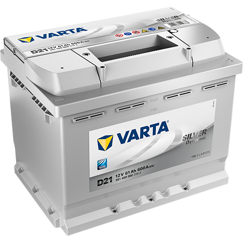 Автомобильный аккумулятор Varta D21 Silver Dynamic 61 Ач 600A обр. пол. (242x175x175) 561 400 060
