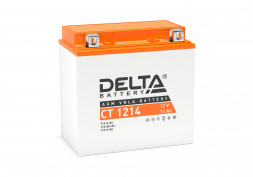 Аккумулятор Delta CT 1214, 12V 14Ah, 200А (151x88x147) YTX14-BS, YTX14H-BS