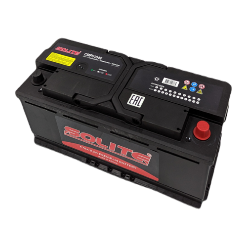 Автомобильный аккумулятор Solite 61042 110 Ач 850А обр. пол. (393x175x190) CMF