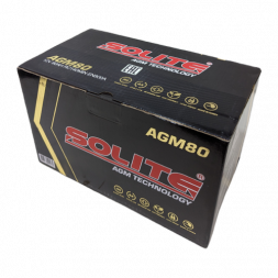 Аккумулятор Solite AGM 80 Ач 800A обр. пол. (315x175x190) Start Stop