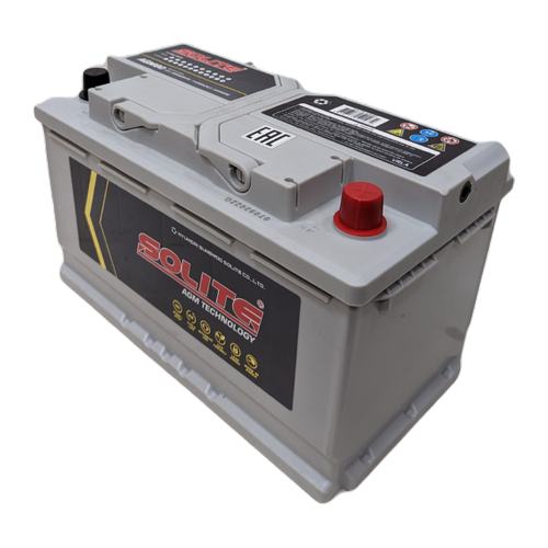 Автомобильный аккумулятор Solite AGM 80 Ач 800A обр. пол. (315x175x190) Start Stop