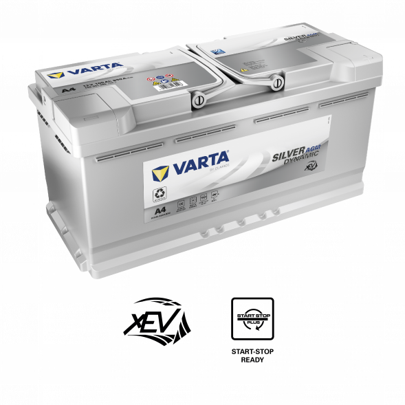 Автомобильный аккумулятор Varta Silver Dynamic AGM H15 105R (Start-Stop) 950A 393x175x190