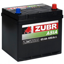 Аккумулятор ZUBR Premium Asia 65 Ач 650А обр. пол. (232x173x225) ZPA650 нижний борт