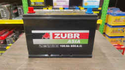 Аккумулятор ZUBR Premium Asia 100 Ач 850А прям. пол. (306x173x225) ZPA1001 нижний борт