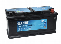 Аккумулятор Exide AGM EK1050 105 Ач 950А обр. пол. (393x175x190) Start-Stop