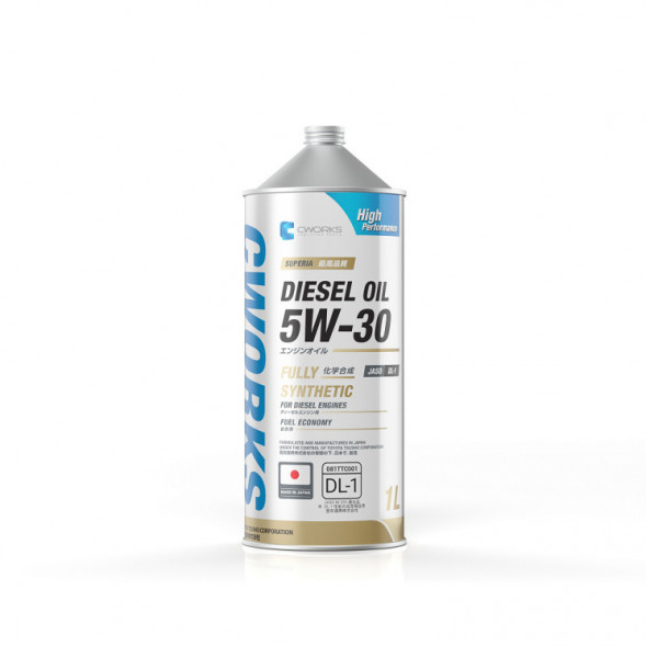 Масло моторное CWORKS 5W-30 1л (A13SR1001) SP/CF дизель, бензин