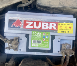 Аккумулятор ZUBR Premium 80 Ач 820А обр. пол. (278x175x190) ZP800