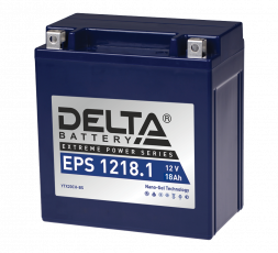 Аккумулятор Delta EPS 1218.1, 12V 18Ah, 250А (151x87x161) YTX20СH-BS прямая пол.