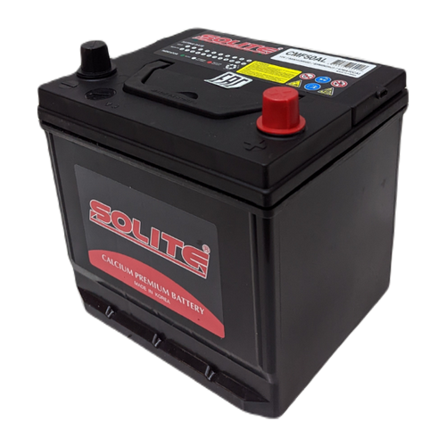 Автомобильный аккумулятор Solite 50AL 50 Ач 470А обр. пол. (206x172x184) с бортиком