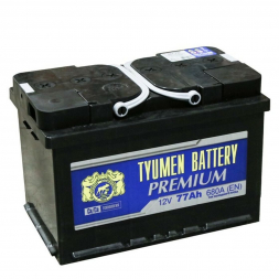 Аккумулятор Tyumen Battery Premium 77 Ач обр. пол. 670A (278x175x190)