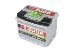 Аккумулятор ZUBR Premium 63 Ач 640А обр. пол. (242x175x190) ZP630