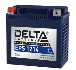 Аккумулятор Delta EPS 1214, 12V 14Ah, 220А (149x87x144) YTX14-BS, YTX14H-BS прямая пол.