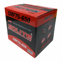 Аккумулятор Solite 75-650 75 Ач 630А (230x179x184) боковые клеммы