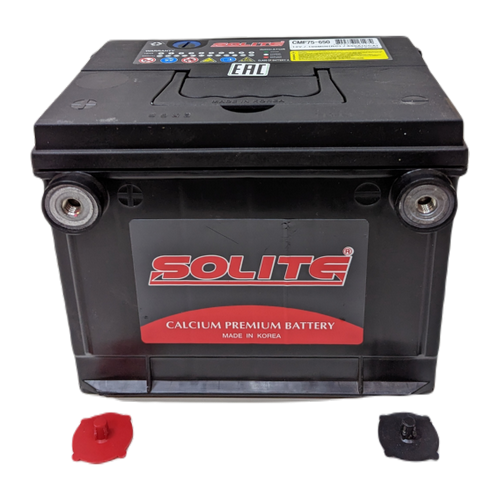 Автомобильный аккумулятор Solite 75-650 75 Ач 630А (230x179x184) боковые клеммы