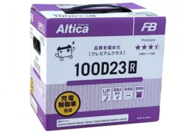 Автомобильный аккумулятор FB Altica Premium 100D23R 75 Ач 700A прям. пол. (232x173x225) без бортика