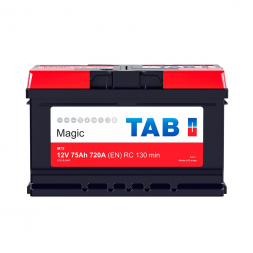 Аккумулятор Tab Magic 75 Ач 720A обр. пол. 189072 (278x175x175) 57510 SMF M75