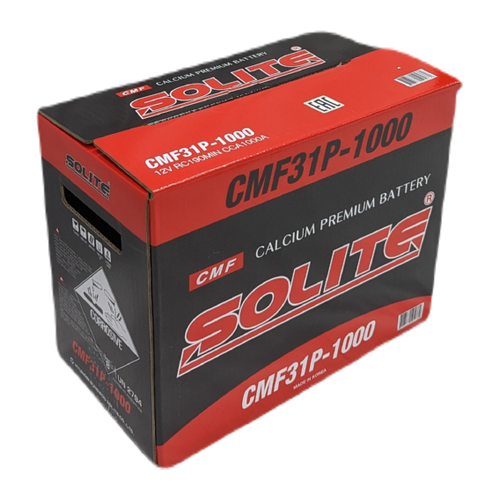 Автомобильный аккумулятор Solite 31P-1000 110 Ач 1000A (330x173x240) 190 min станд. клеммы
