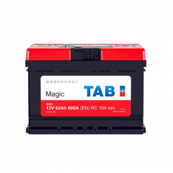Аккумулятор Tab Magic 62 Ач 600A обр. пол. 189063 (242x175x175) 56249 SMF M62