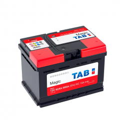 Аккумулятор Tab Magic 62 Ач 600A обр. пол. 189063 (242x175x175) 56249 SMF M62