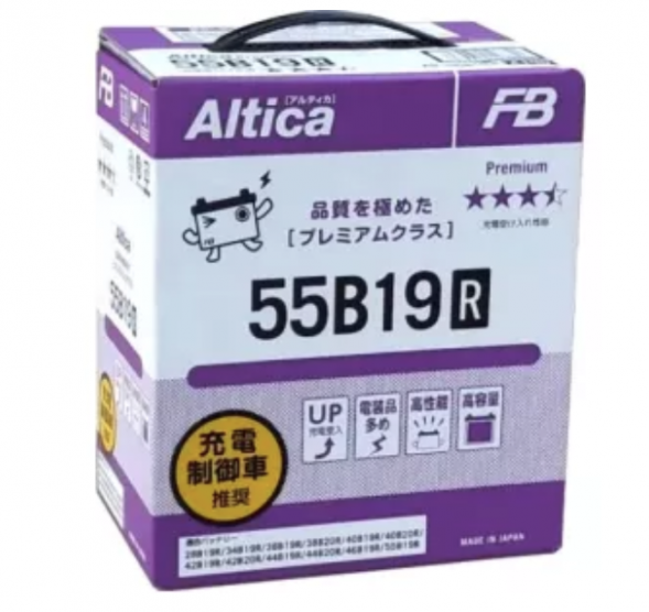 Автомобильный аккумулятор FB Altica Premium 55B19R 50 Ач 450A прям. пол. (189x129x225)
