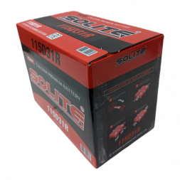 Аккумулятор Solite 115D31R BH 95 Ач 750A прям. пол. (301x175x225) с бортиком