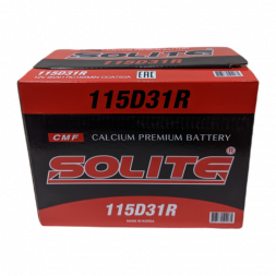 Аккумулятор Solite 115D31R BH 95 Ач 750A прям. пол. (301x175x225) с бортиком